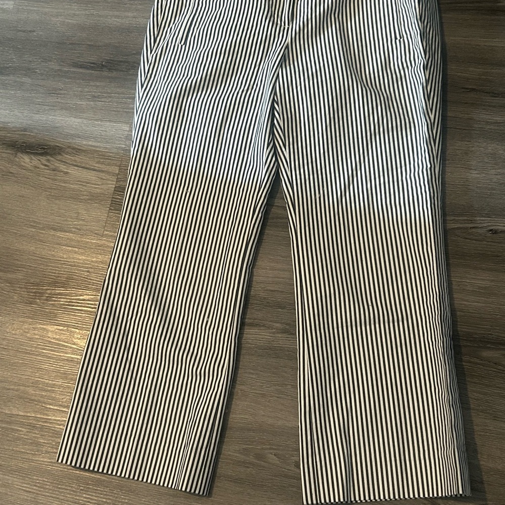 J.Crew Teddie Navy and Cream Striped Pants - Picture 4 of 12